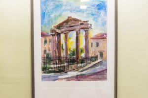 Κοινόχρηστος χώρος ψυχαγωγίας στο γηροκομείο Ίριδα στο Χαλάνδρι