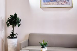 Καθιστικό για φιλοξενούμενους στη μονάδα Centaurea Χολαργός