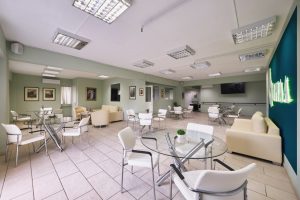 Χώρος ανάπαυσης ηλικιωμένων στη μονάδα Ίριδα Παγκράτι