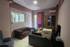 Χώρος υποδοχής στο γηροκομείο Ίριδα Γλυφάδα