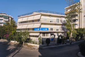 Εξωτερική όψη του γηροκομείου Ίριδα στο Μαρούσι