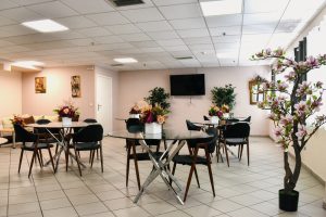 Χώρος γευμάτων του οίκου ευγηρίας Ίριδα στην Αθήνα